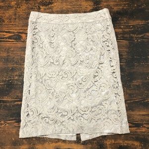 Banana Republic pencil lace skirt | size 8